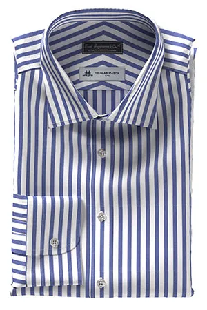 THOMAS MASON ブルー ボールドストライプ(TMS86985)