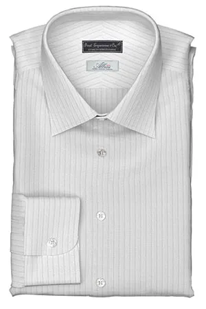 ALBINI WHITE DOBBY STRIPE(PN-Y87608)