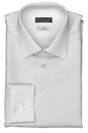 ALBINI WHITE DOBBY STRIPE(PN-Y87610)