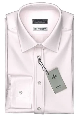 Thomas Mason Journey 80/2Ply Pink Oxford(NP-TMS87808)