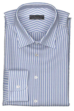 Enshu-ori EZ CAREネイビー ストライプ コットン＆リネン(Y94105/CL)