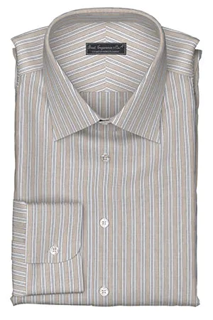 Cool Max Gray Stripe on Beige Lawn(PN-SW98587)