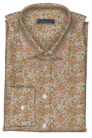 LIBERTY シュリンク イエロー マーカス ペイズリー(PN-U100260)
