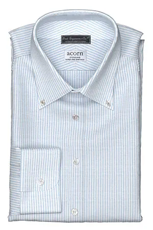 ACORN サックス ストライプ オックスフォード(PN-SW100335)