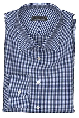 Wrinkle Free ネイビー チェック(TY100882)