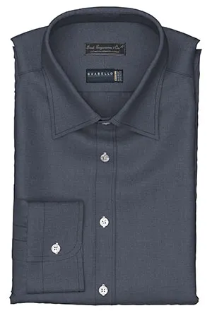 GUABELLO WOOL アッシュ ネイビー メランジ ストレッチ(AK101655)