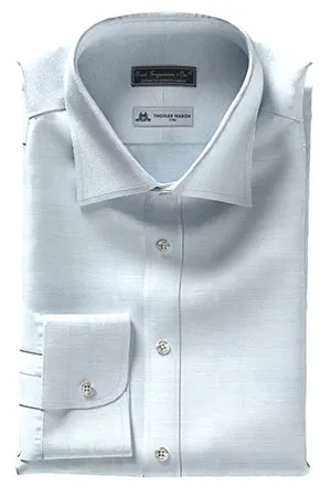 Thomas Mason Cotton&Linen サックス ネップ(TMS-CL102337)