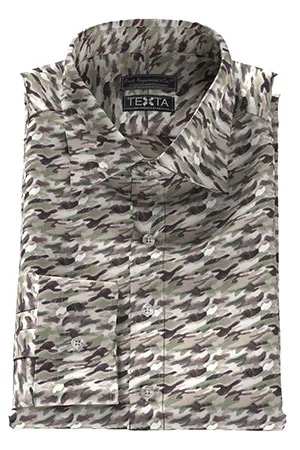 TEXTA ITALY カモフラージュ プリント(Y102658)