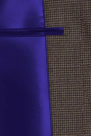 TAILORED WOOL ブラウン チェック(MK102856)