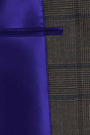 TAILORED WOOL ブラウン グレンチェック(MK102859)