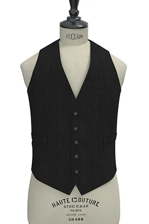 TAILORED WOOL グレー ストライプ(MK102852)