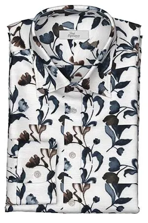 TEXTA リネン　フラワープリント(Y102980)