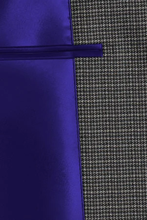 Loro Piana　グレー格子(103040)