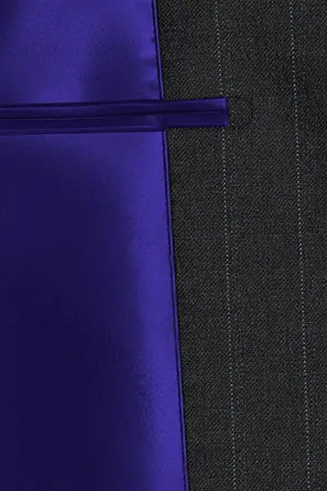 CALRO BARBERA グレーピンストライプ(103086)