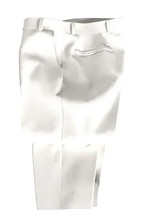 E.THOMAS COTTON ホワイトツイル(103115)