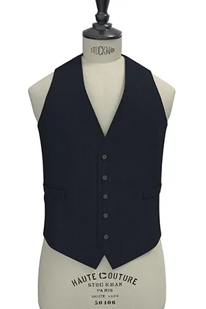 COMERO STRECH Super100s ネイビーシャドーストライプ(103088)