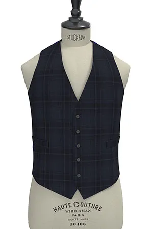 CANONICO Super120s グレー格子(103120)