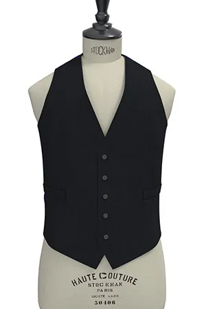 BASIC STRECH LINEN混 ネイビーツイル(103197)