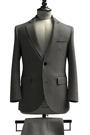 CANONICO MOHAIR グレー無地(103247)