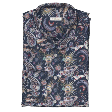 TEXTAネイビー天文 プリント(Y103466)NEW