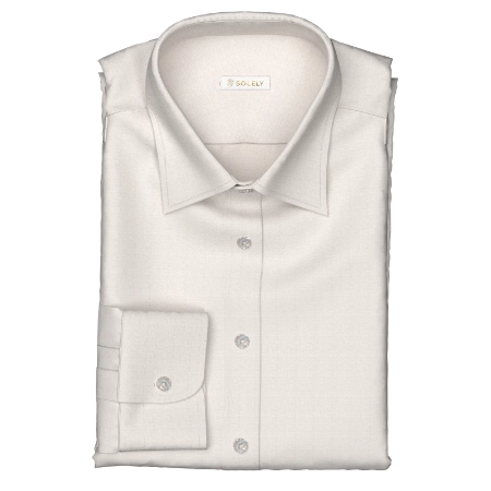 THOMAS MASON FLANNEL カシミヤ混オフワイトヘリンボーン(Y103574)