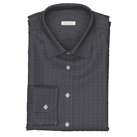SOMELOS FLANNEL ネイビーツイル(Y103603)