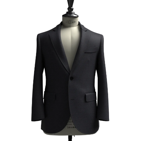 PREMIUM WOOL SAXONY チャコールグレーメランジ(MK103646)