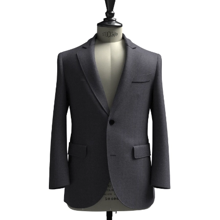 PREMIUM WOOL SAXONY グレーメランジツイル(MK103647)