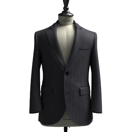 GRACE WOOL グレー格子(MK103653)