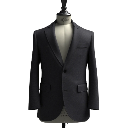 MARZOTTO ストレッチ ブラウンピンヘッド×格子(AK103793)