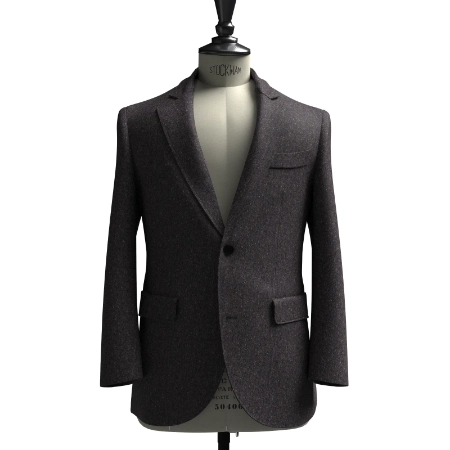 MARZOTTO TWEEDダークブラウンホームスパン(AK103802)