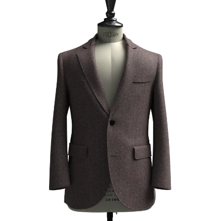 MARZOTTO TWEEDブラウンホームスパン(AK103801)