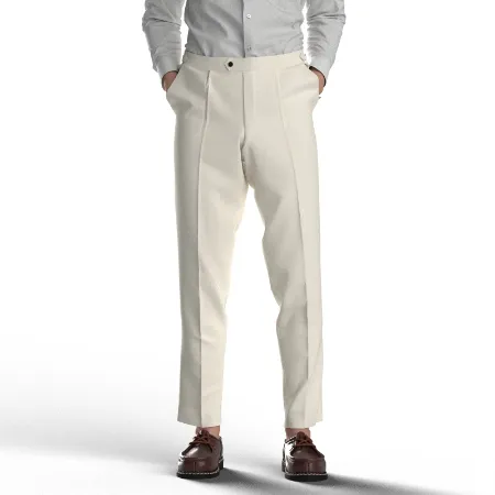ERMENEGILDO ZEGNA オフホワイトツイル(AK103759)