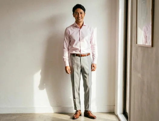 120双糸シャツ、秋の装いに艶を。